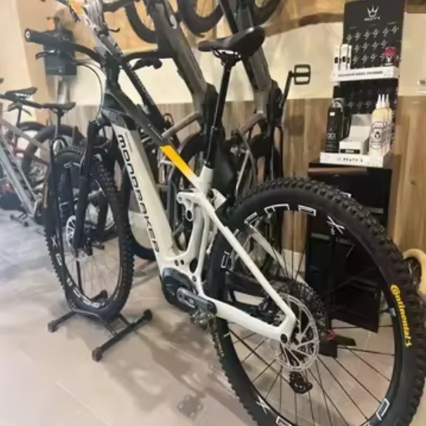 Оригинальный велосипед Mondraker - Craft из карбона RR SL-серебристый/белый E-MTB эндуро/АМ