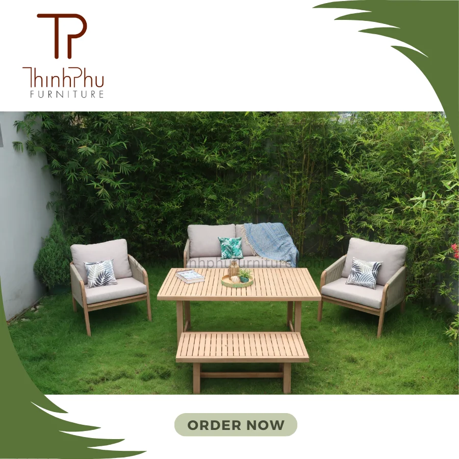 Vietnam classy cheap aluminium backyard garden sets patio sofa other outdoor furniture