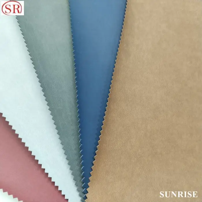 Waterproof synthetic leather self adhesive suede leather for auto decoration