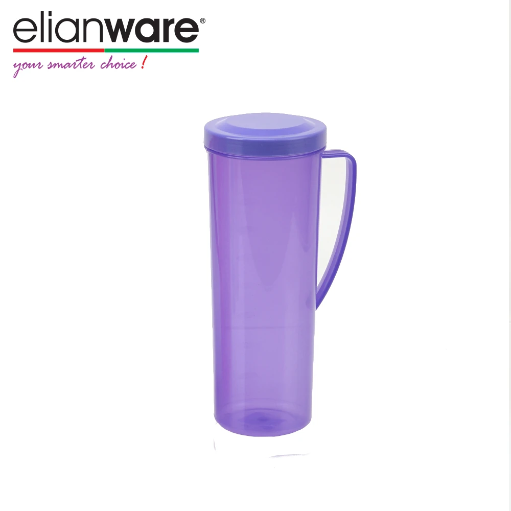 Elianware BPA Free Polypropylene (PP) Plastic Custom Logo Easy to Carry and Travel Drinking Water Bottle with Handle