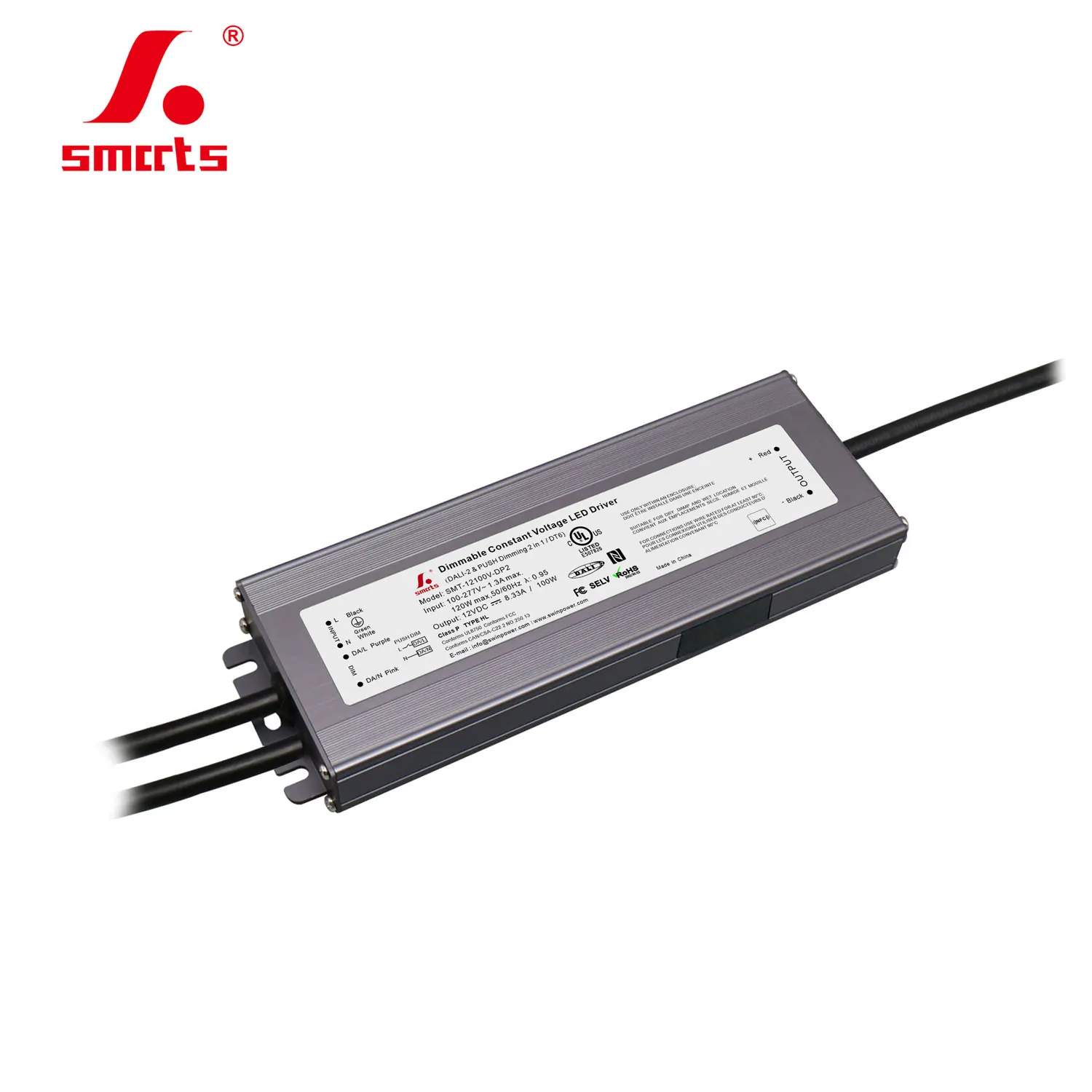 waterproof 12v constant voltage led driver 100w power supply led lighting ip67