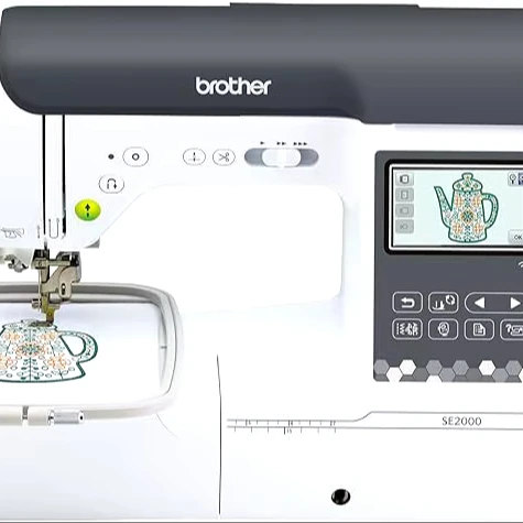 Top Price SE2000 Computerized Sewing and Embroidery Machine with Built-In Designs and Stitches