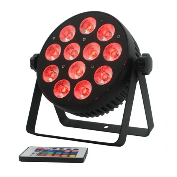 12*8W DMX512 RGBW 4in1 LED Par Light With Remote Control For DJ Disco Wedding Show Stage