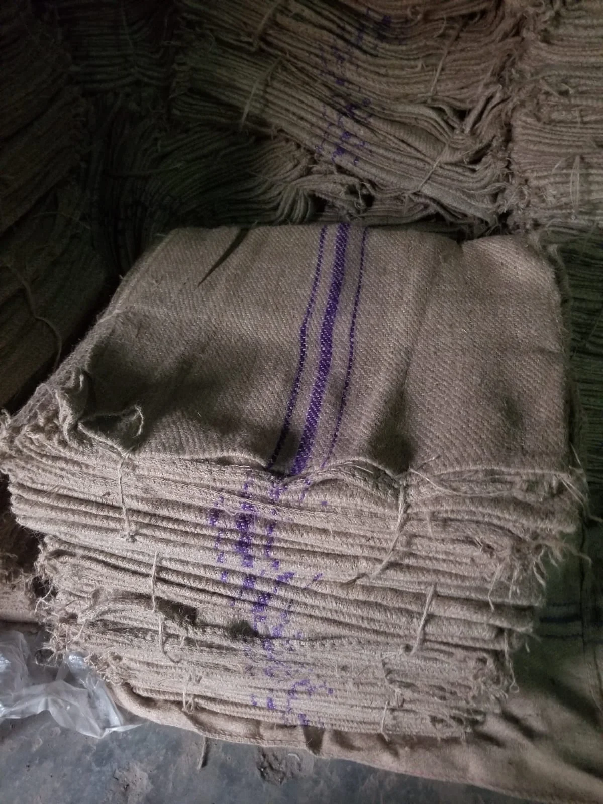 Eco Friendly food grade cocoa bean jute sack Custom Used Gunny Bag Jute Sack for Rice Sugar Coffee and Other Grain Products