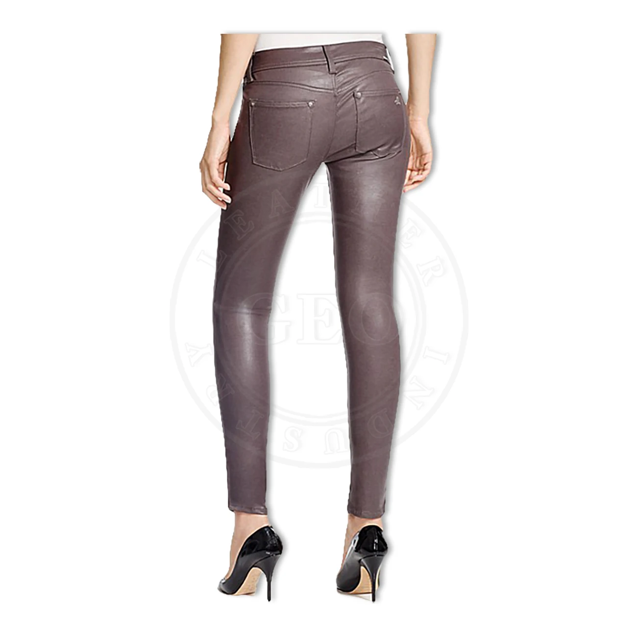Fashion Season Women Fashion Leather Pants