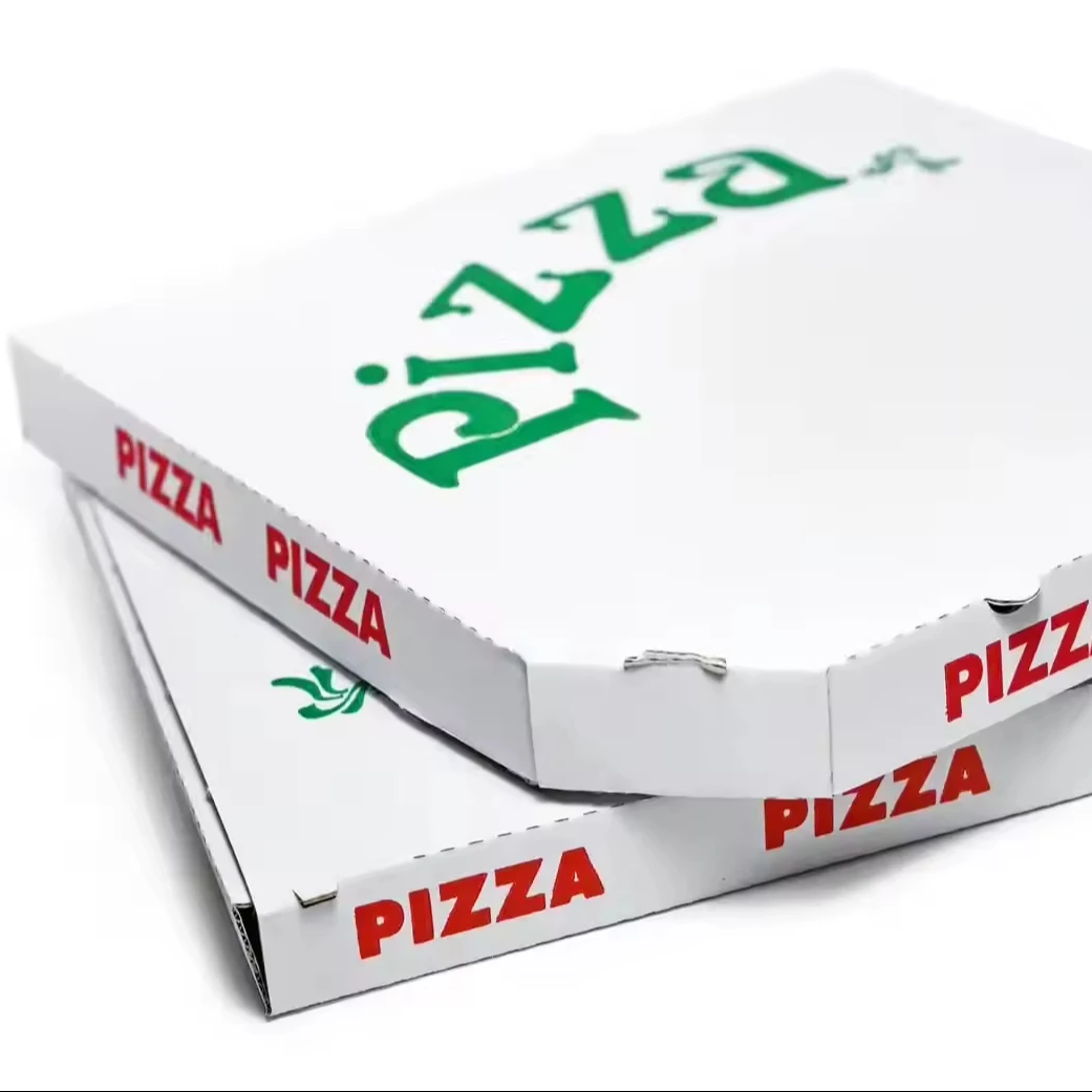 Eco-Friendly Customizable Shape Turkish Paper Pizza Boxes for Food Packaging in Industrial Use