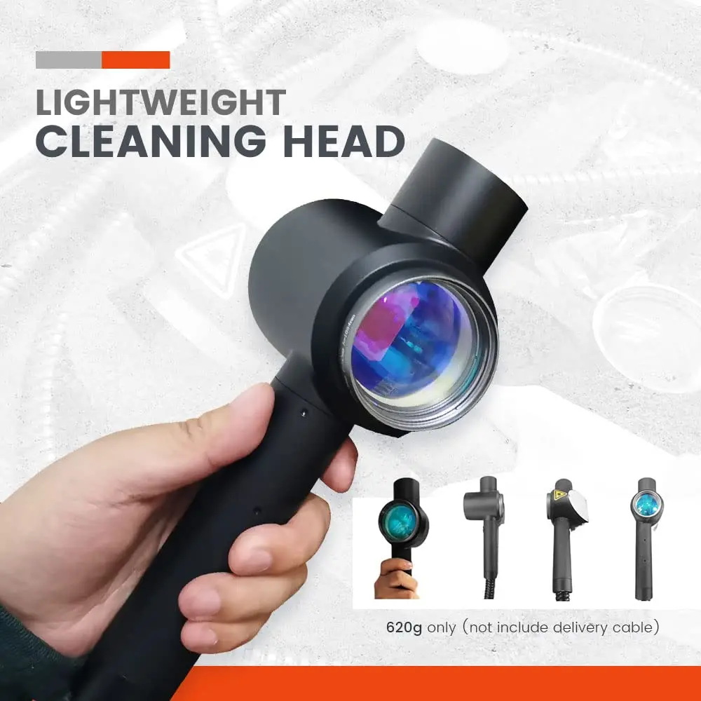 GYC LASER  100W Fiber Laser Cleaning Machine Laser Rust Removal Trolley-Type Handheld Machine