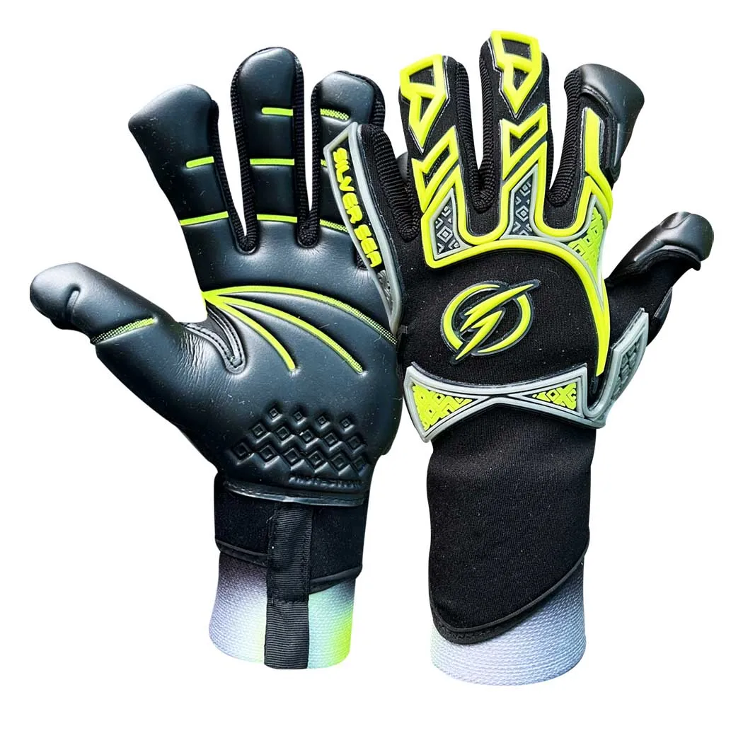 2024 Top professional Soccer Goalkeeper Gloves 4mm German Latex Goalkeeper Gloves Customize Logo Design Goalkeeper Gloves