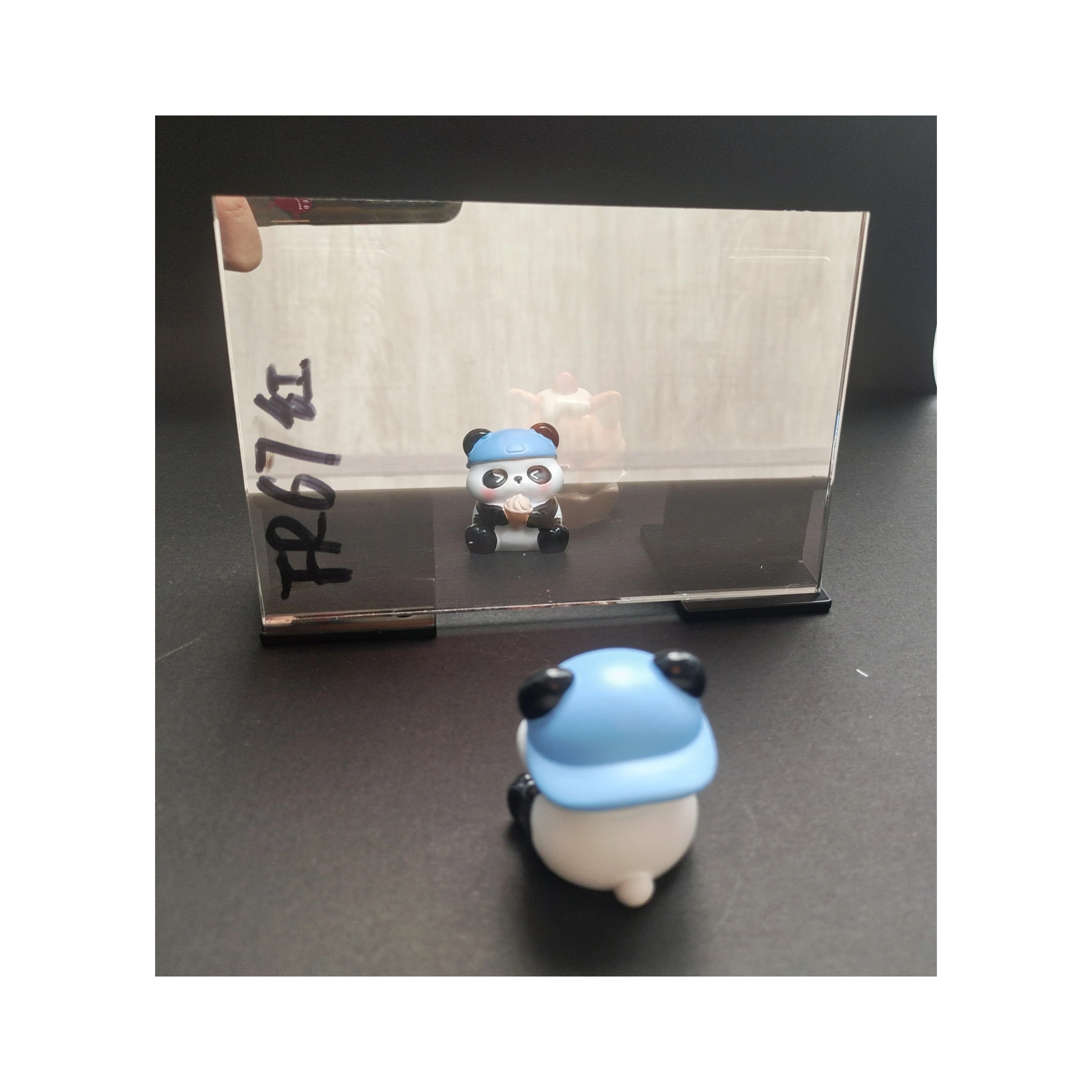 Factory direct sales waterproof high reflective mirror display glass transmittance for smart display advertising screen