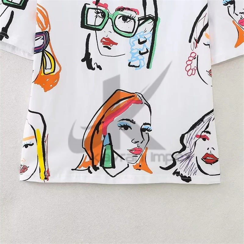 Custom Womens Embroidery T-Shirts - Fashionable, Comfortable Design with Custom Embroidery