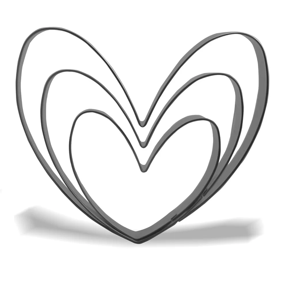 stainless steel cookie mold cutter bulk Christmas Biscuit Custom heart cake tool gadgets top designing cookies tool