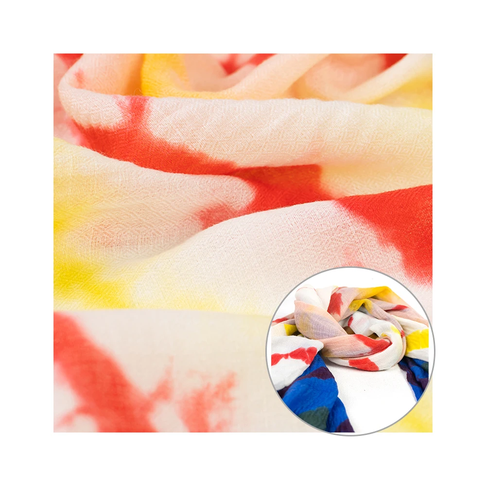 Best Wholasela Light Weight Merino Tie Dye Scarves Hot Collection Buy from Leading  At Affordable Price