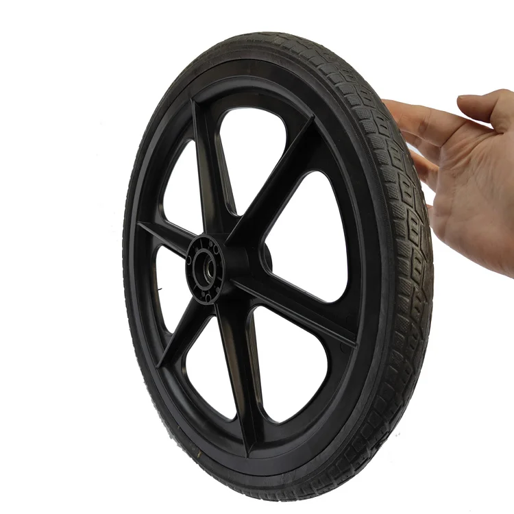 Wholesale best quality 16' 20' 24' PU Tires for Wheelchair wheels PU solid wheel