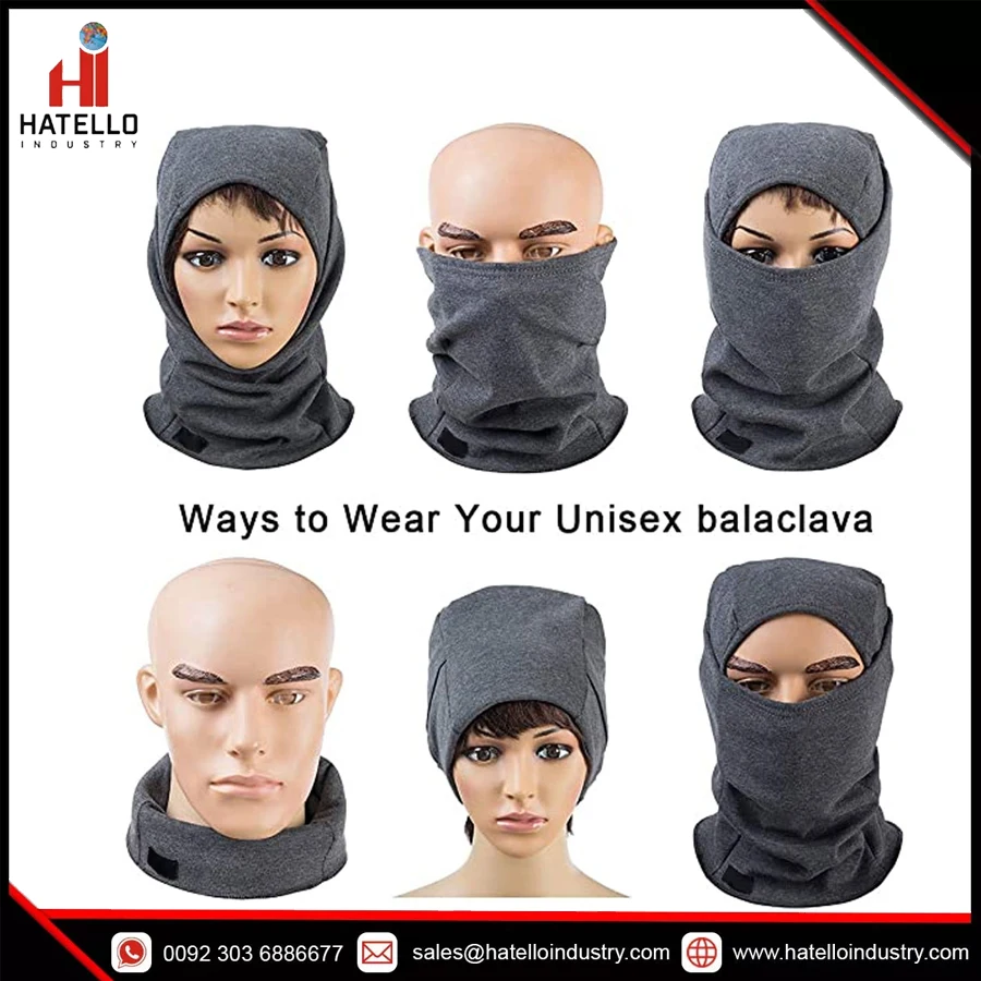 Warm Fleece Balaclava Windproof Ski Mask Cold Weather Face Mask Motorcycle Balaclava Hood Warmer Winter Sports Cap