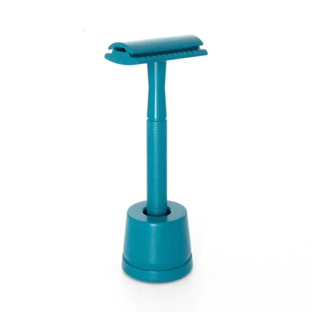 Hot Selling High Quality Safety Razor With Stand Multi Functional Rust Free OEM Safety Razor Under Shave Razor With Stand