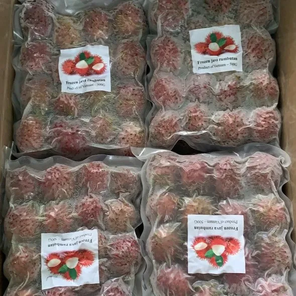 GOOD QUALITY- FROZEN RAMBUTANT- 100% SWEETED NATURAL MADE IN CAN THO
