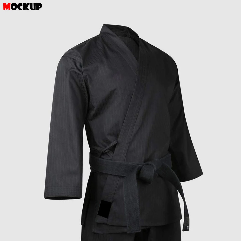 Martial Arts Karate Elastic Drawstring Taekwondo Uniform for Kids & Adult Lightweight Student Gi with Belt