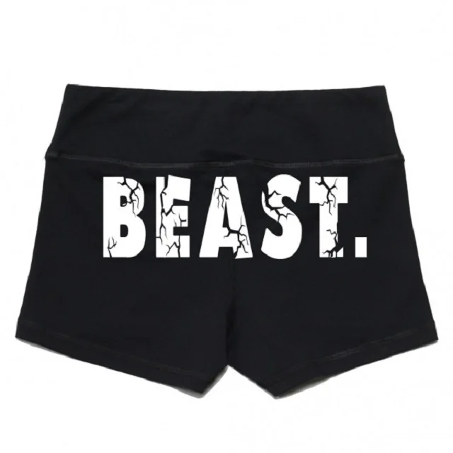 Custom Printing Fitness Yoga Breathable Combed Cotton Sports shorts Women Gym Shorts Ladies Active Wear Shorts Sustainable