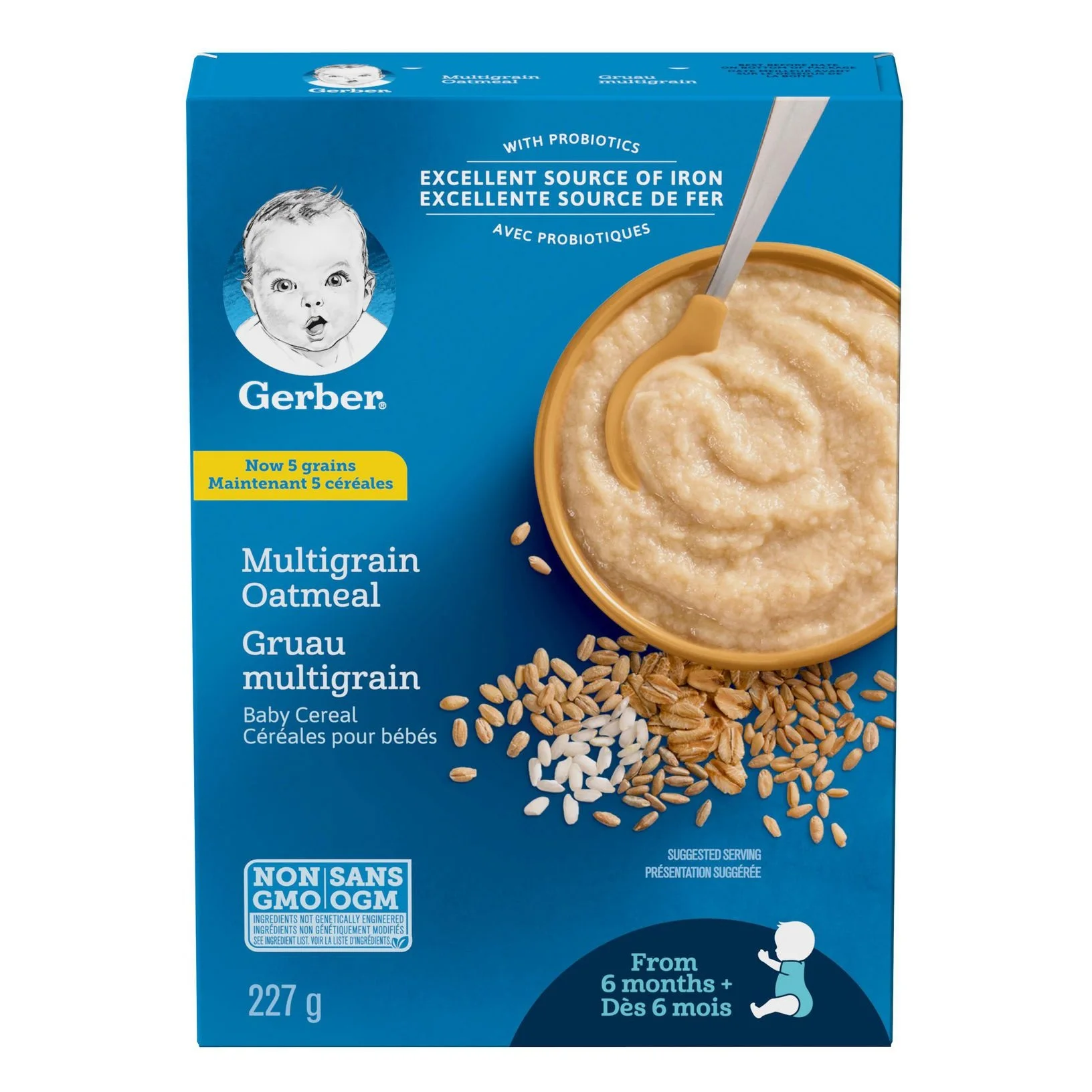Gerber Cereal for Baby 1st Foods Rice Cereal, Made with Essential Nutrients
