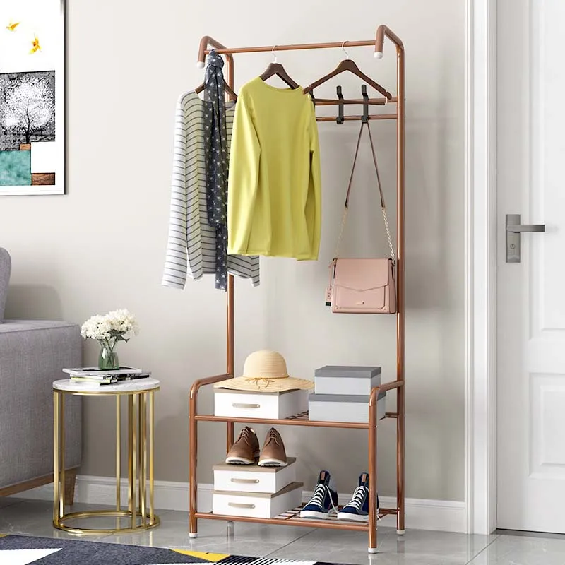 Household Clothing Rack Wholesale Doorway Shelf Heavy Duty Simple Shoes Clothes Rack