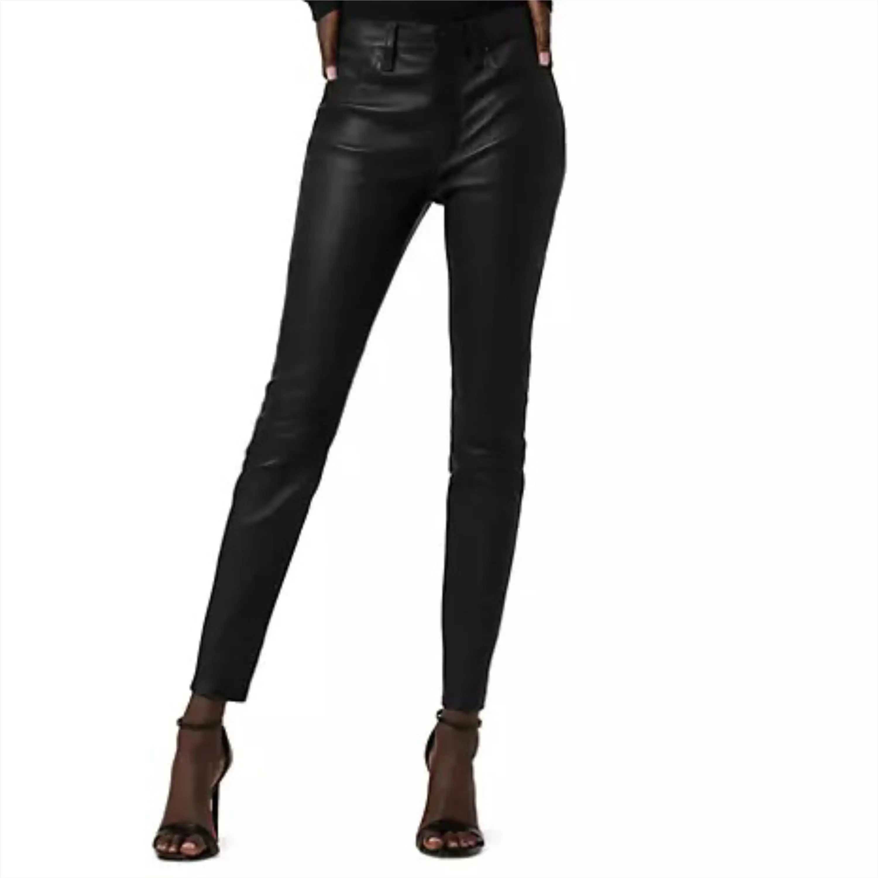 OEM Custom High Quality Women Leather Pants  Stylish and Comfortable for All Occasions Trendy and Functional Design