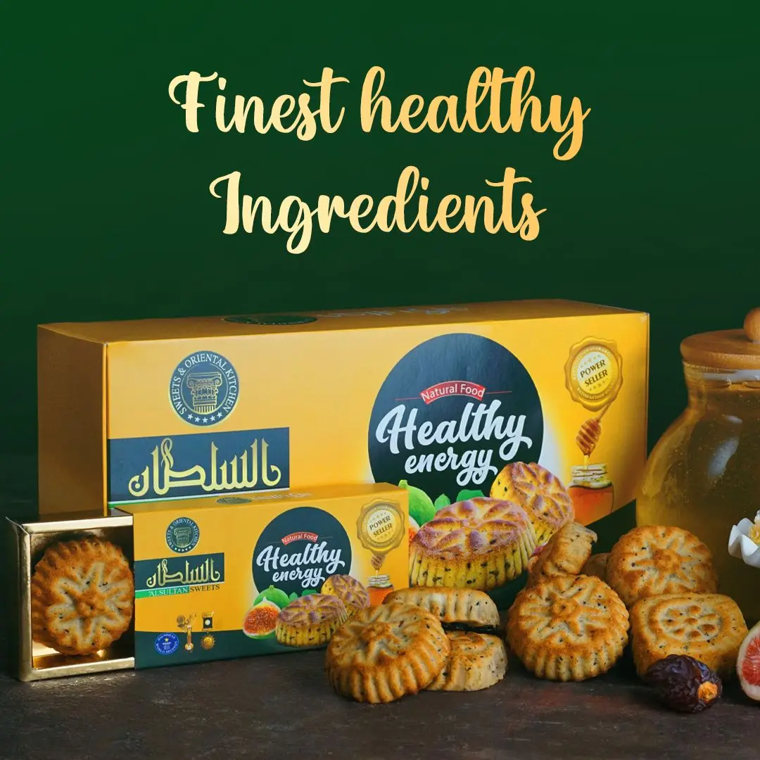 Best Quality Maamoul Mini Desserts 80gm Protein Snacks Honey Exhilarating Happiness Box Packing Bulk Nut Tea Flavored Snacks Bag