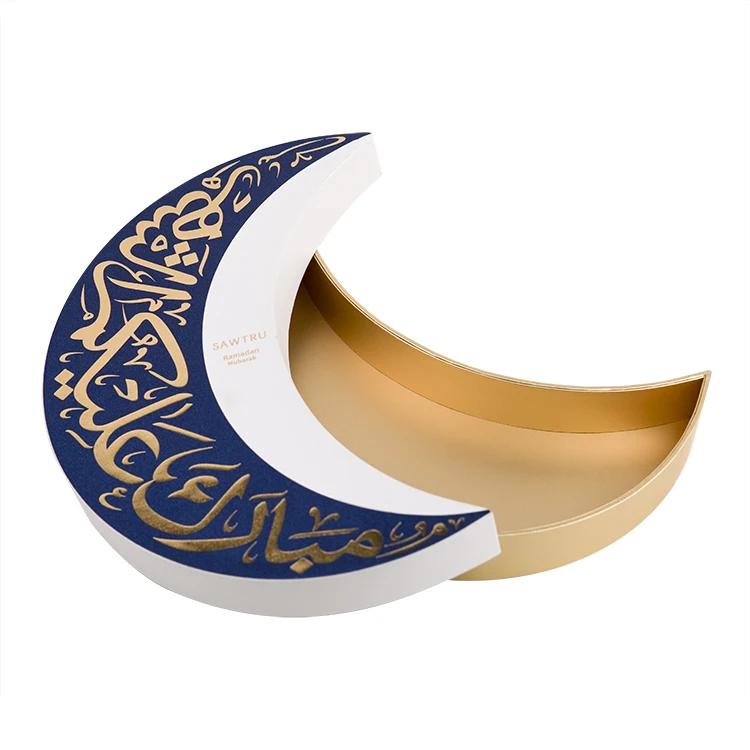 Luxueux Ramadan Packged Chocolate Dates Box Saudi Arabian Gold  Gift Box Dry Dates Box Packaging With SABER Certificate