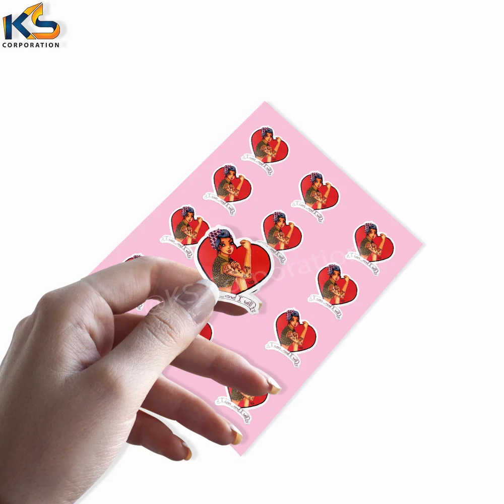 Custom Printed Kiss Cut Sticker A4 A5 A6 Kiss Cut Sticker Sheets New Designs Wholesale Printing  Sticker Sheets