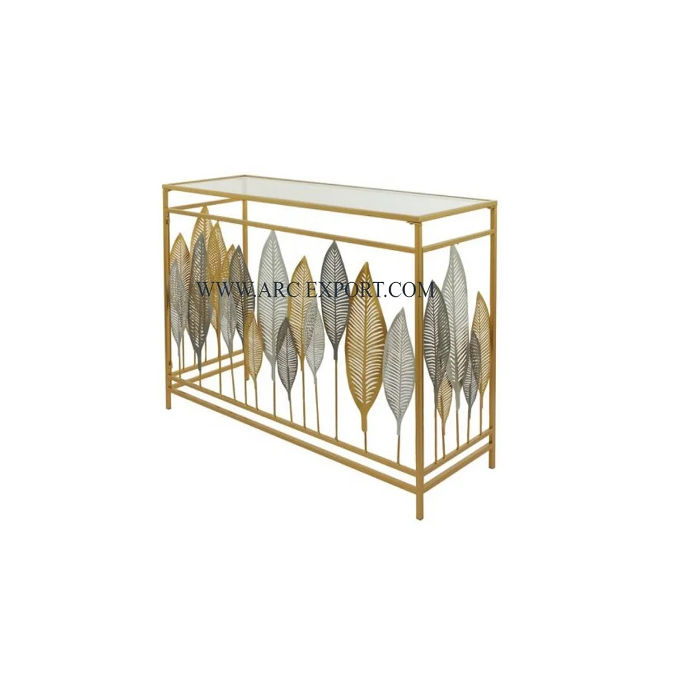 Best Selling Metal Gold Plated Home Console Table Bestest Quality Marble Top Living Room Furniture Console Table From Indian