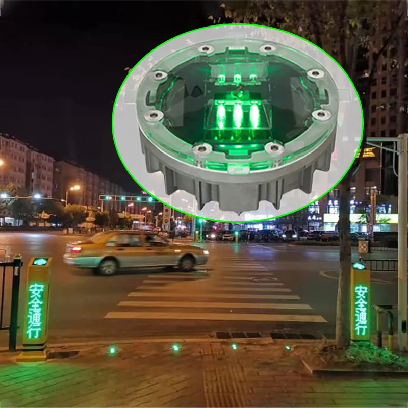 Высококачественные светильники для пересечения дороги зебры интеллектуальная система пешеходных дорог солнечные дорожные маркеры