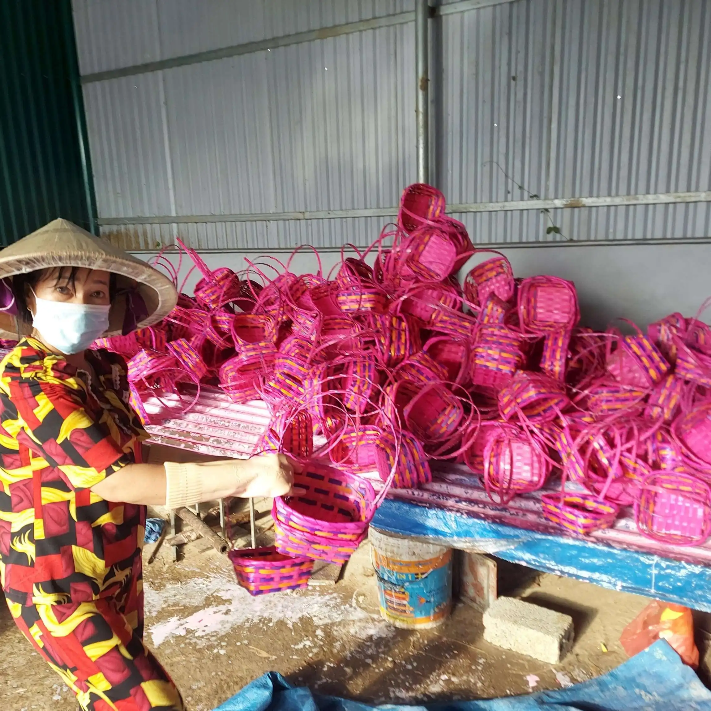 2023 Bamboo Gift Basket Easter Basket Available In Stock Ready To Ship