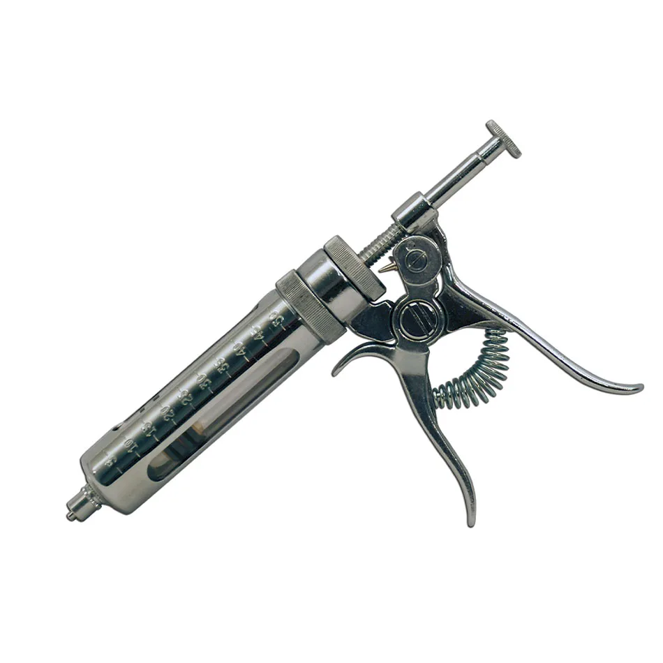 Veterinary Syringe Multi dose Automatic Adjustable Veterinary Instruments Top Quality Animal Cattel Farm Syringe