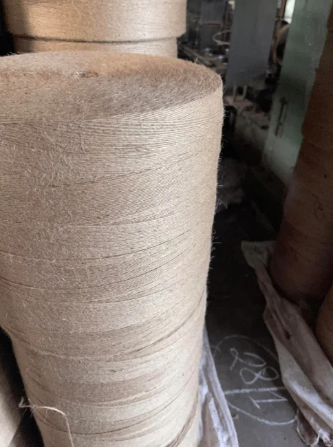 Factory Direct Manufacturer Natural Raw Jute Yarn Standard Quality Customize Eco-friendly Wholesale 100% Nature Jute Yarn