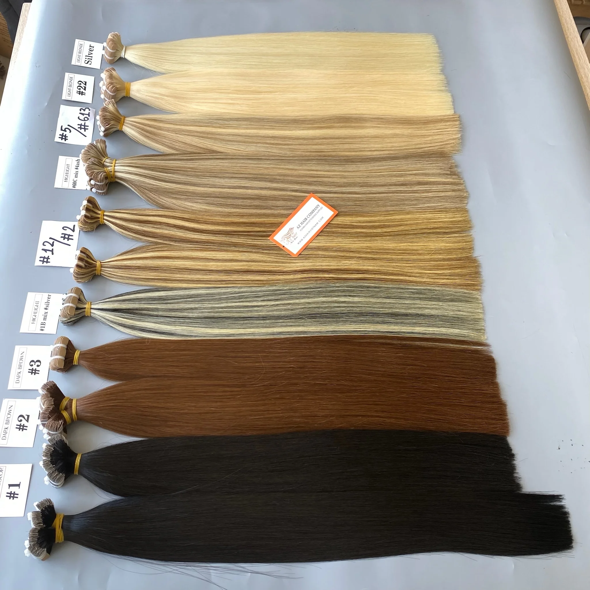 High-end Vietnamese Tape in Human Hair Extensions Top-notch Hair Quality No Mix Synthetic Vietnam Hair Supplier