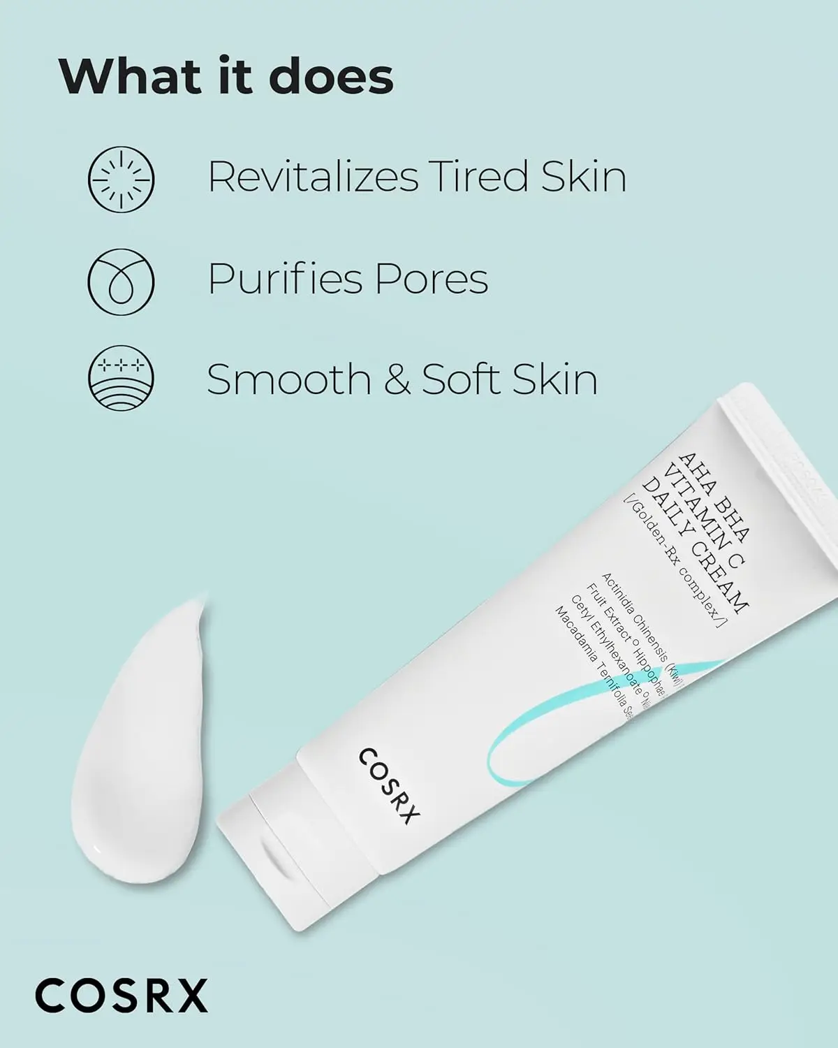 COSRX AHA BHA VITAMIN C Daily Cream Korean Skincare Facial Cream Anti aging Niacinamide Soothing Moisturizing Cream For Face