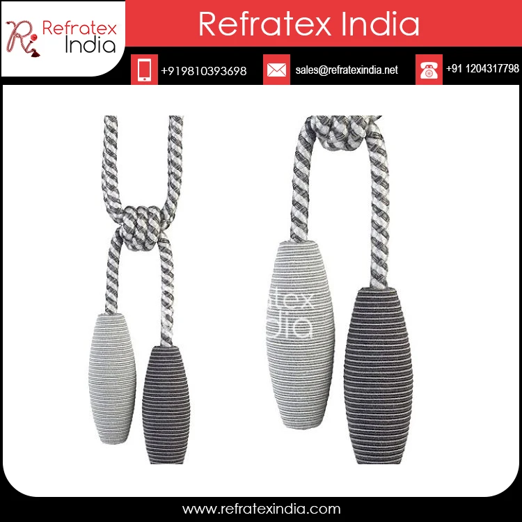 Classy design multicolour Exclusive 28'/ Ball 3.5cm Magnet Tieback Cord  for Curtain Bulk indian Exporter