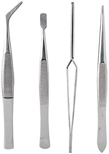 High Quality Professional Stainless Steel Rubber head Jewelry Tweezers Loose Diamond Pick Up Tool