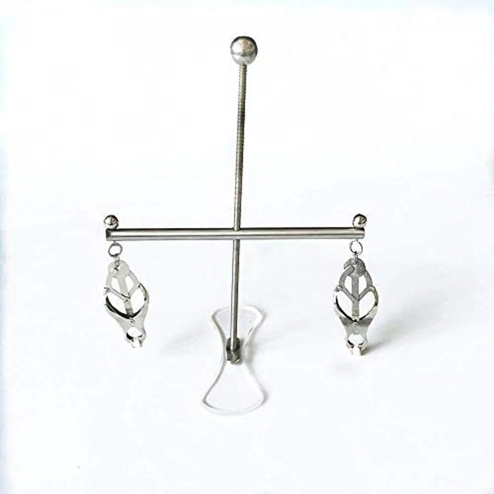 Steel Bdsm Spreader Bar Bondage Breast Nipple