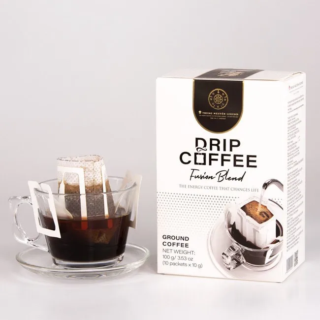 Trung Nguyen Americano Paper Filter Coffee (Box of 10 Filters)