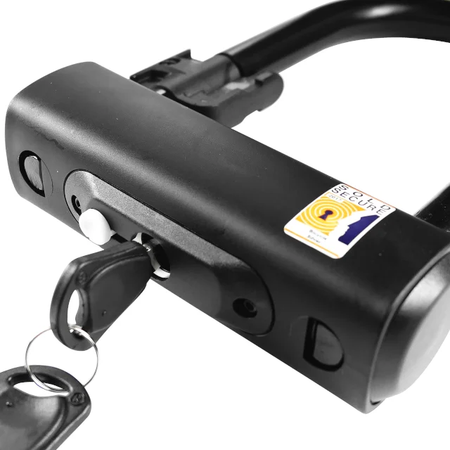 U-Shaped Locks for Bike/Motorcycle UK Sold Secure Mark Silver TW Dimple Key ABA 1.0 Kg Steel Material for Electric Bikes