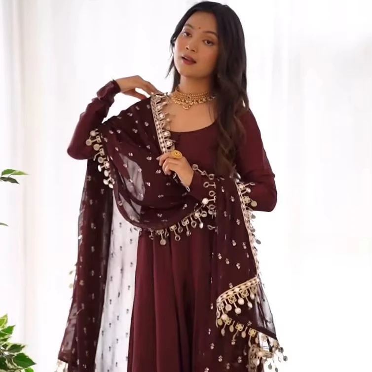 Индийский Дизайнер Salwar Kameez Анаркали Платье платье костюмы платья для женщин пакистанские