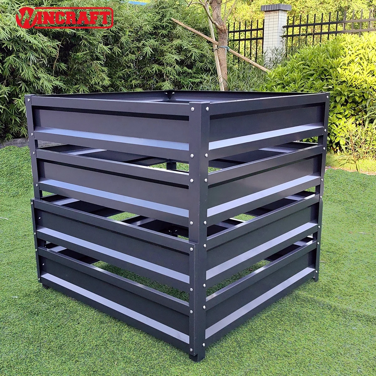 Metal Garden Composter for Organic Waste Compost Box for Eco-friendly Fertilizer for the garden