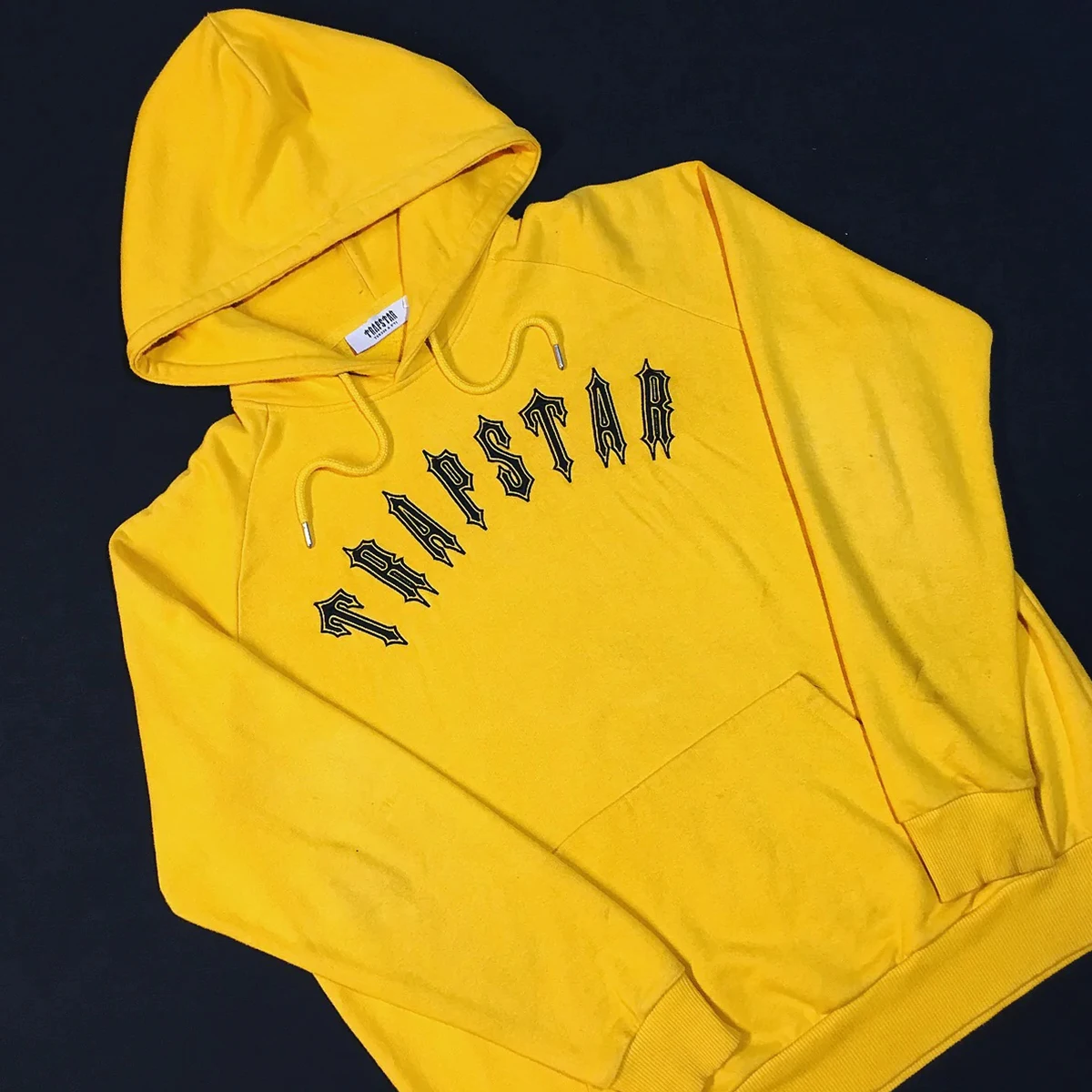 Custom Unisex Oversized Logo Plain Cotton Blank Men Sweatshirt shinile embroidery trap star hoodie, Streetwear Pullover Hoodie