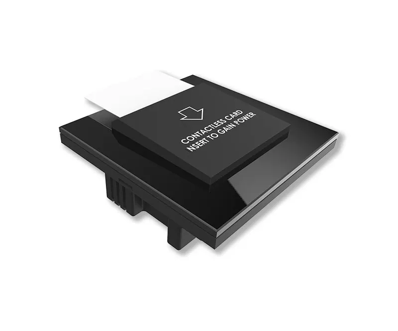 Энергосберегающий переключатель, ключ MIFARE с технологией RFID, конверт, материал со стеклянной отделкой, 2 модуля, энергосберегающий переключатель для отеля, квартиры