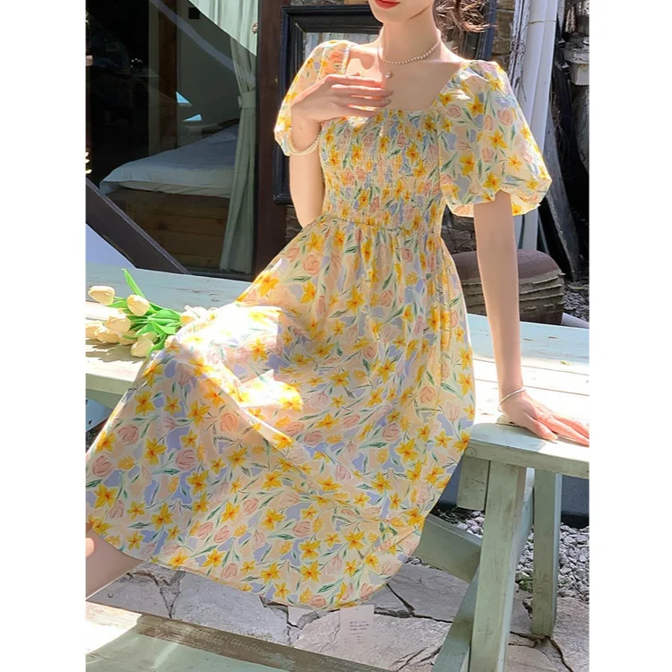 Summer Dress Good Quality Comfortable For Women Clothing Beautiful Design Custom Designs From Vietnam Manufacturer