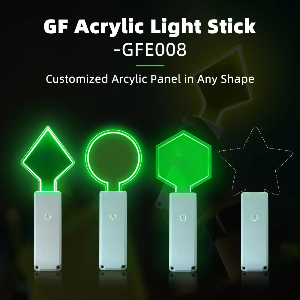 Red Glow Sticks Light Led Stick On Bracelet Flashing Party Rgb Concert Wedding Programmable Reusable Glow Sticks