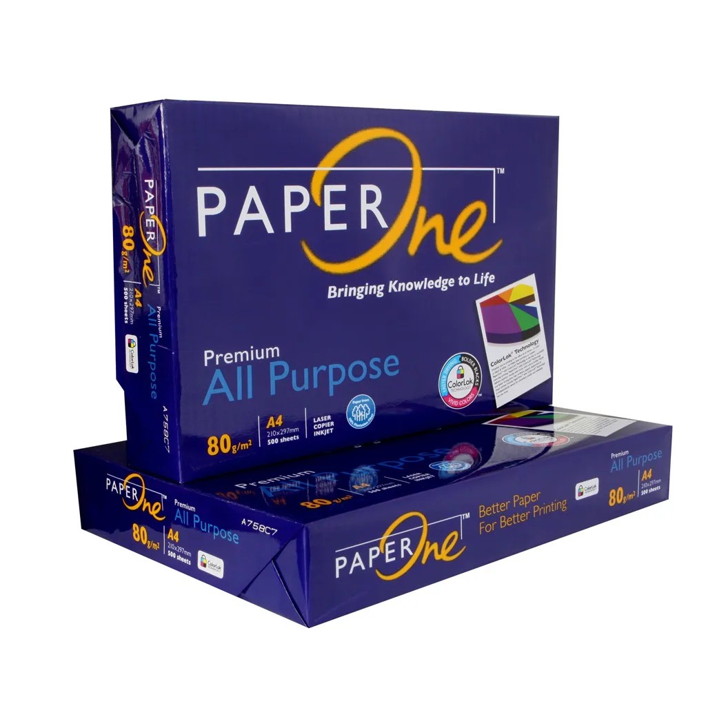 Quality PaperOne A4 Paper One 80 GSM 70 Gram Copy Paper / Bond paper for sale