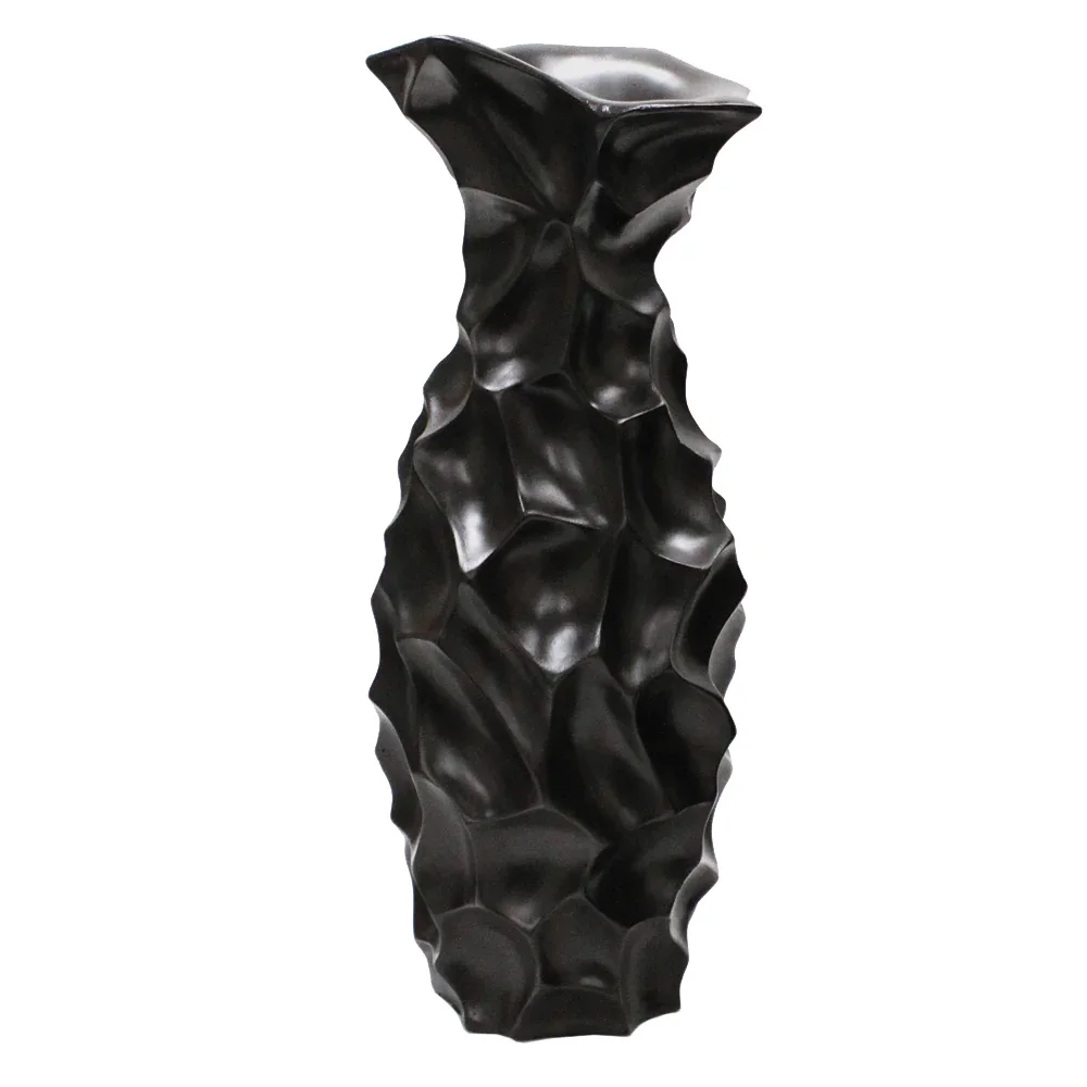 luxury design Large Floor Vases Stands Metal Flower Vase Antique Cast Iron/Brass Gold Tall Wedding Party Flower