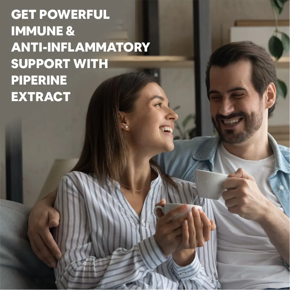 Curcumin Tablets with Piperine Immunity Boosters Tablets with 95% Curcuminoids with Curcuma Longa, Turmeric Powder & Ginger for