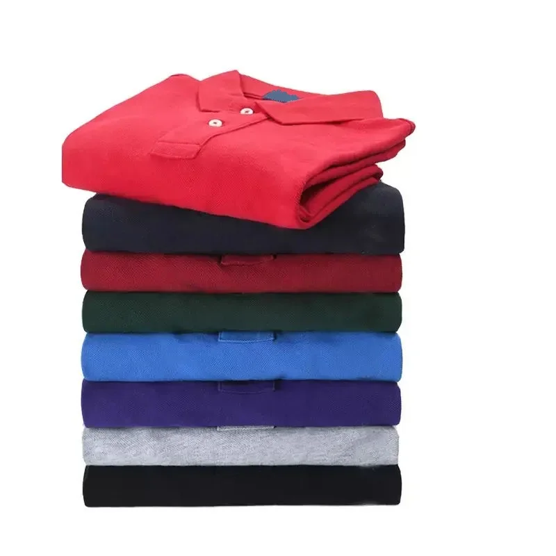 Мужская рубашка-поло на заказ простая рубашка из 100% хлопка мужская повседневная одежда лучшего качества высокого качества.